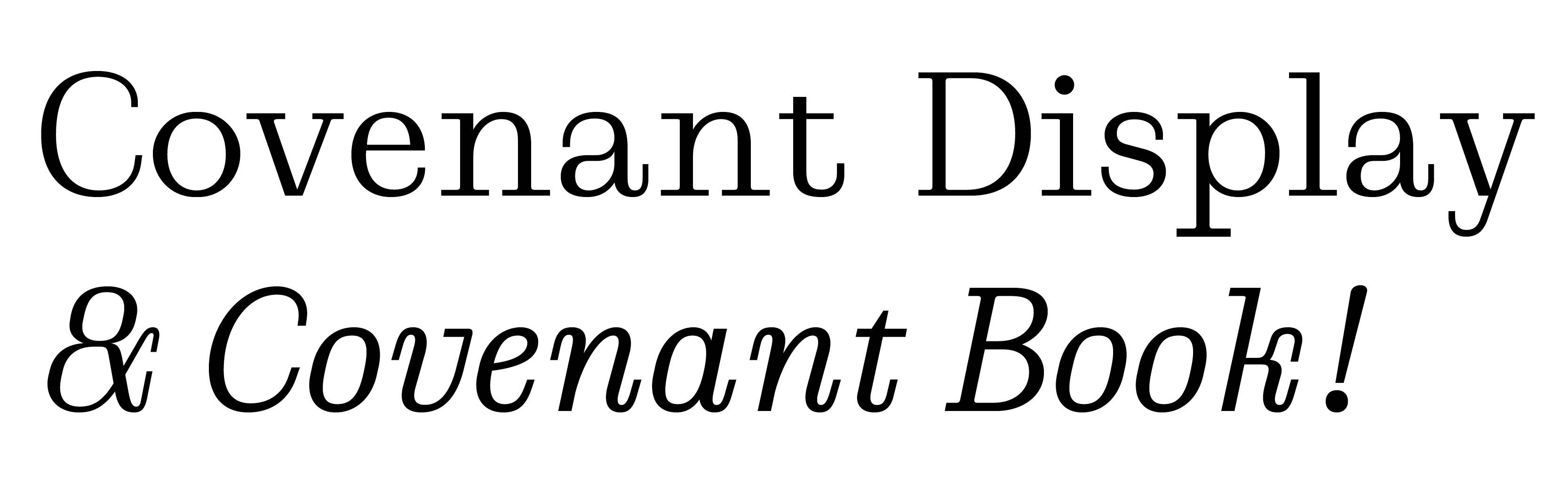 type design : leo guibert design typeface Covenant