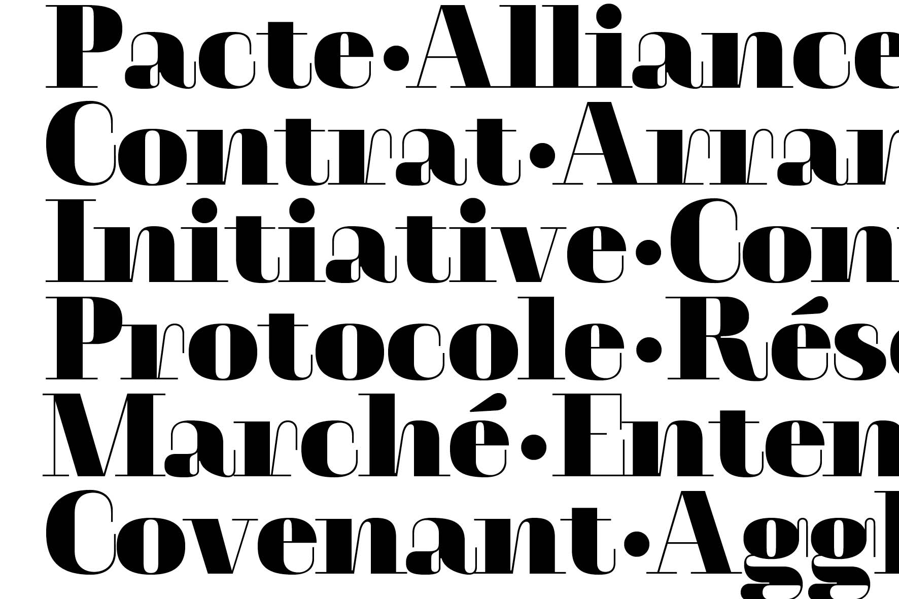 type design typographique : leo guibert design typeface covenant