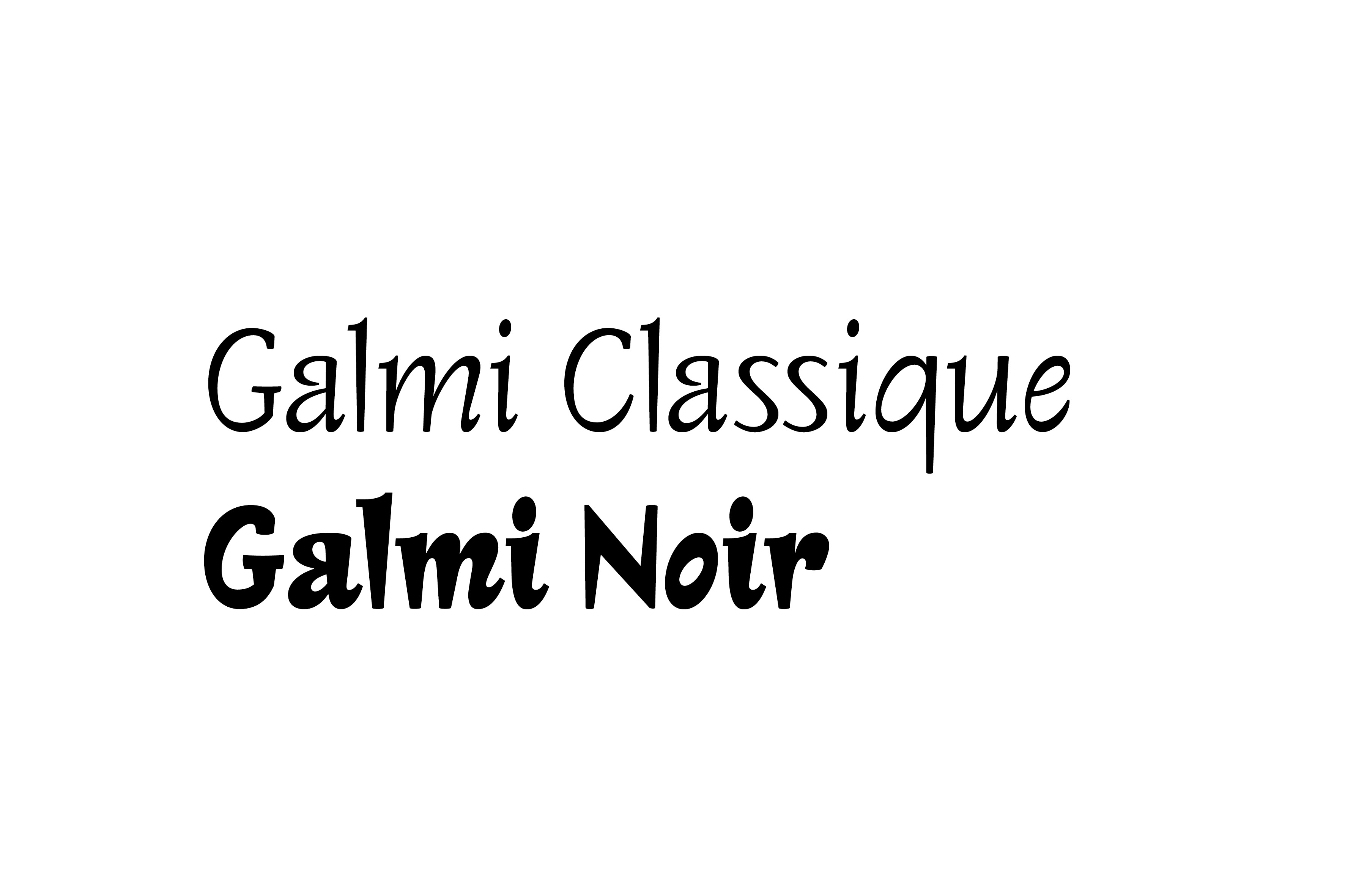 type design typographique : leo guibert design galmi typeface