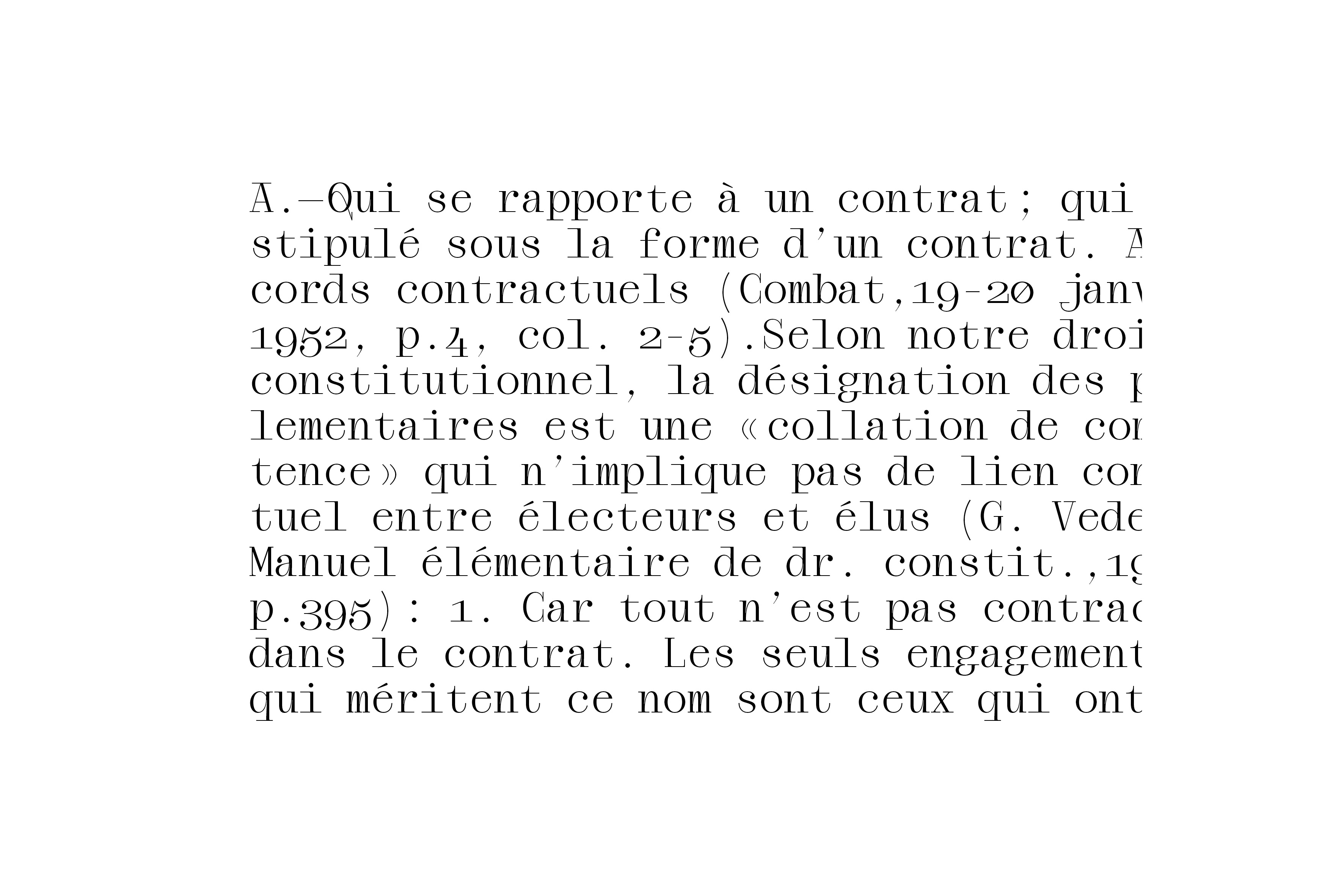 type design typographique : leo guibert loan Bottex design contractor typeface